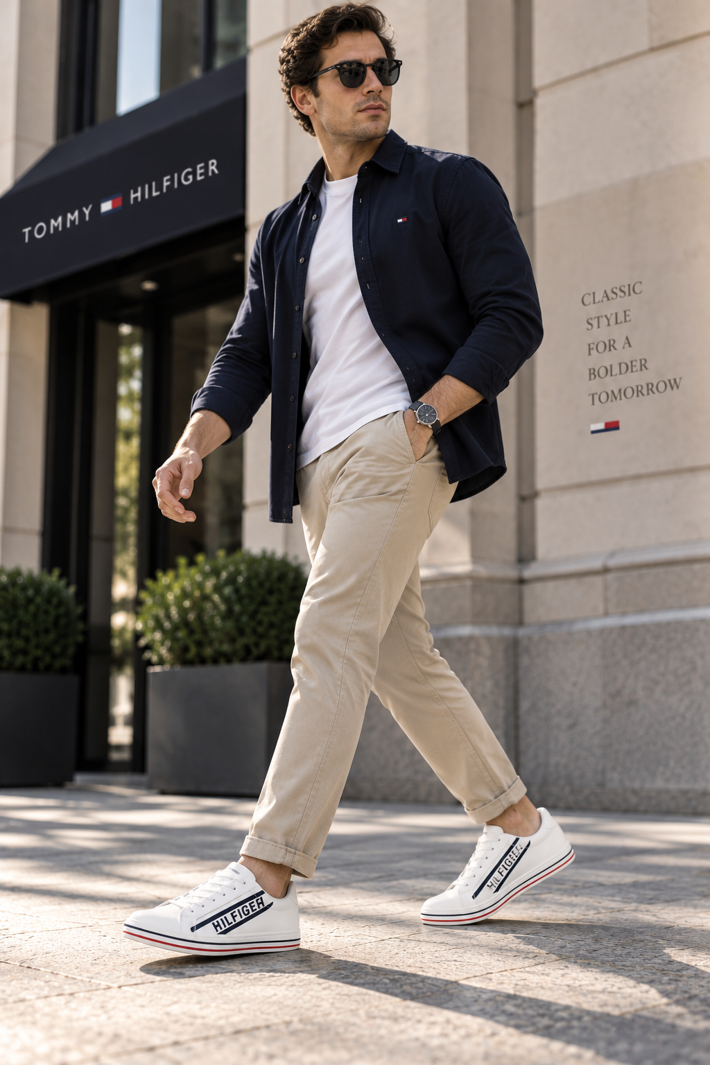 Tenis Casual para Hombre Blancos de Piel