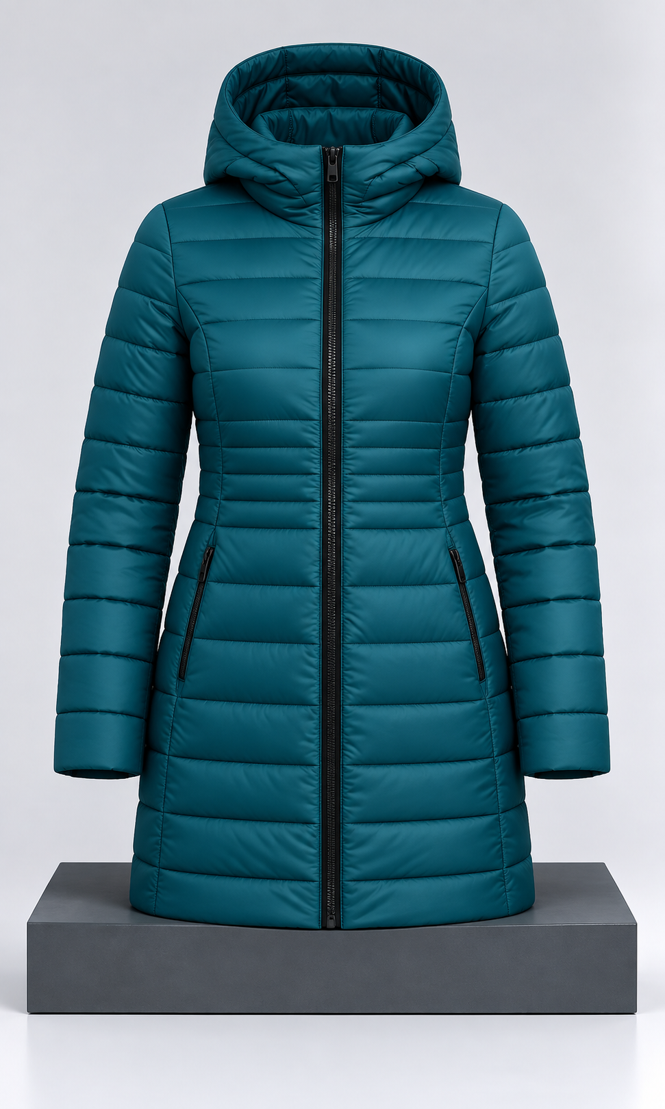 Chamarra Calvin Klein para Mujer Azul con Capucha