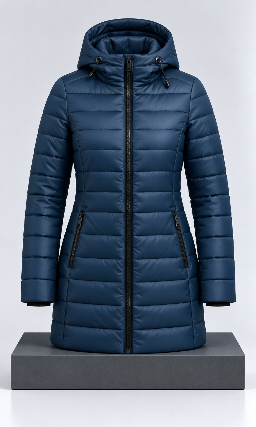 Chamarra Calvin Klein para Mujer Azul Metálico