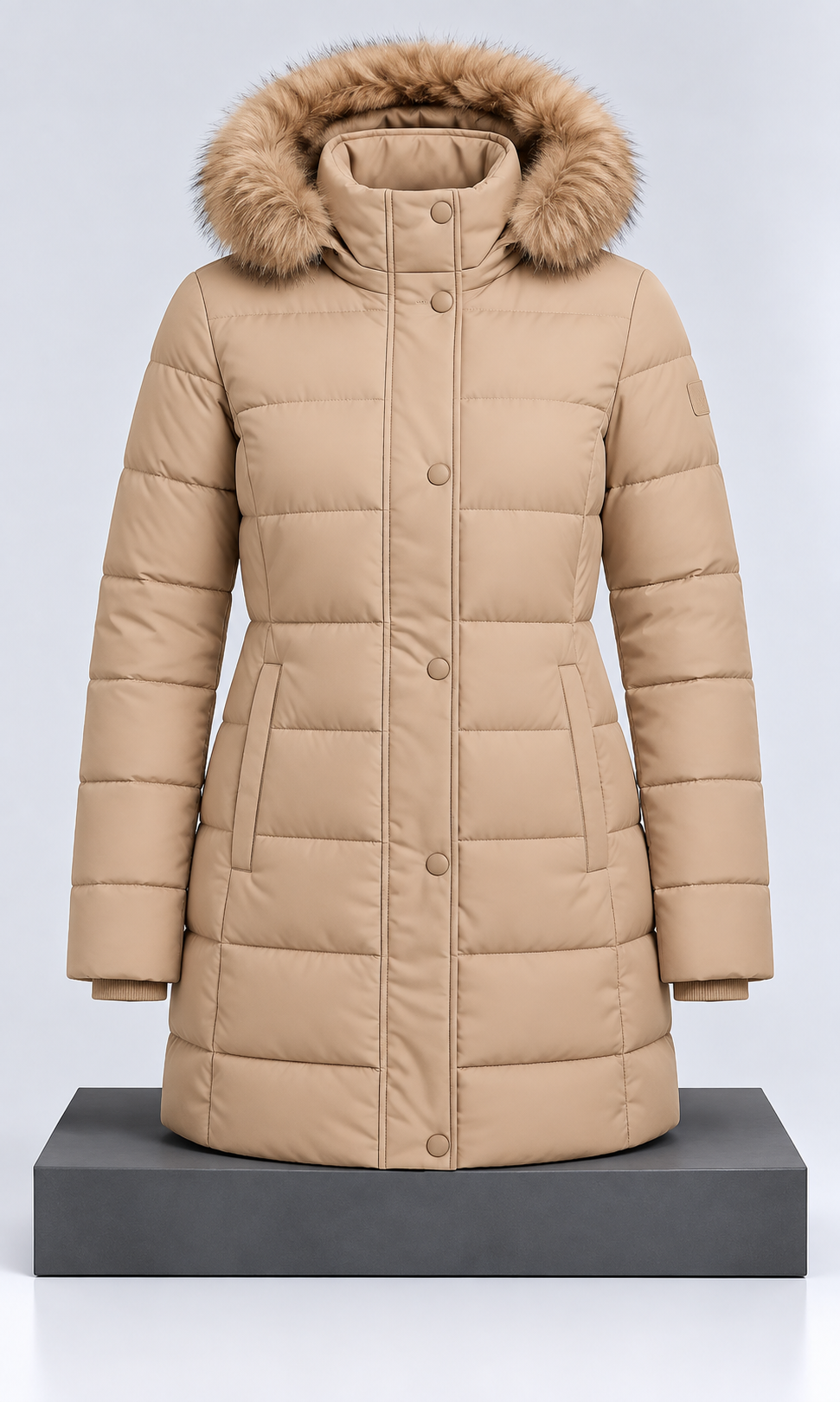 Chamarra Calvin Klein para Mujer Beige