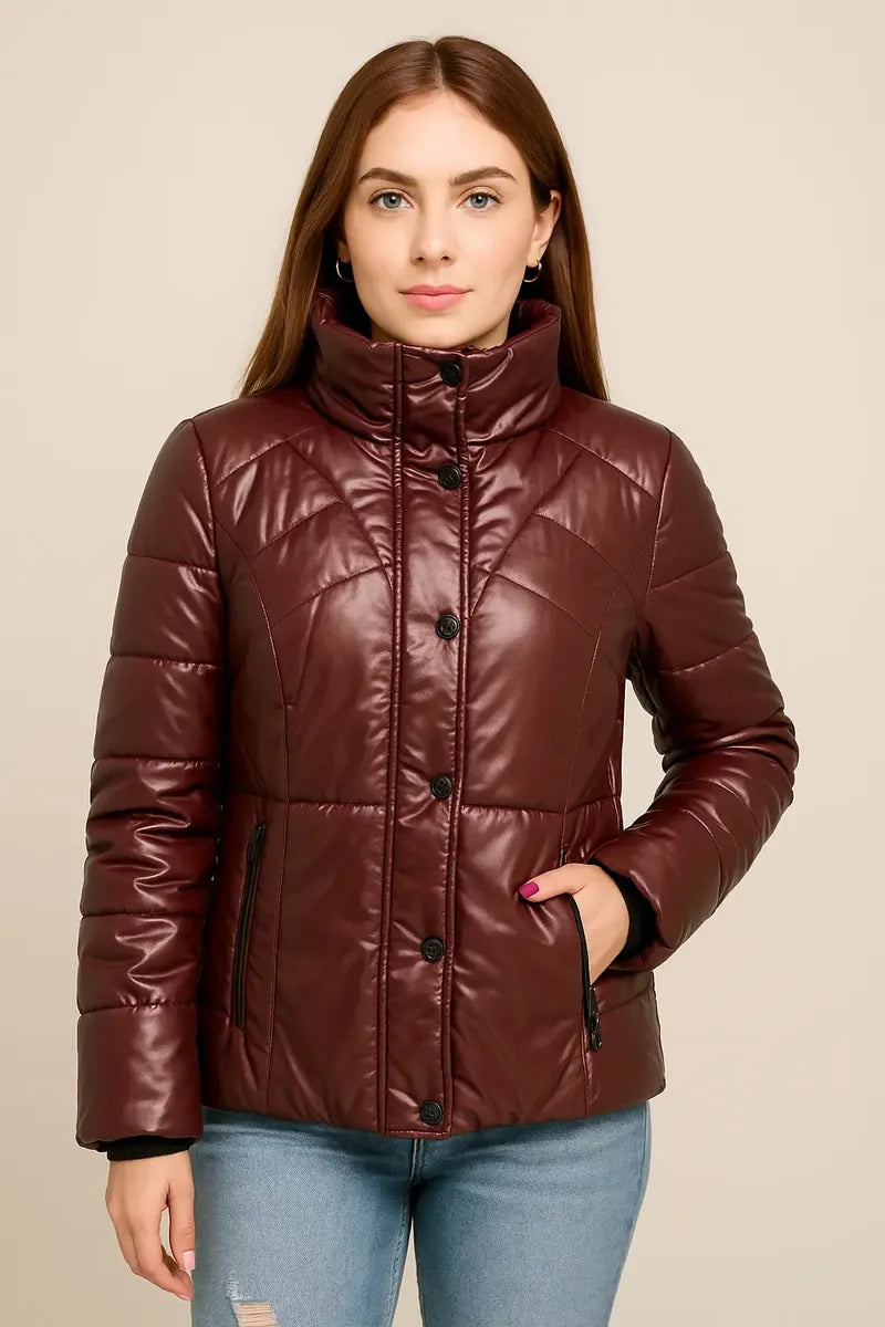 Chamarra Guess para Mujer Morada Talla XL