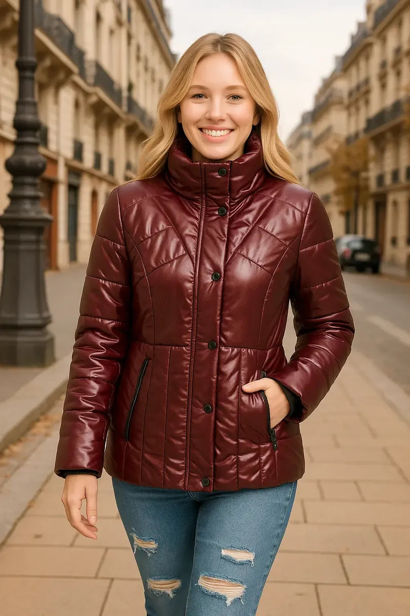 Chamarra Guess para Mujer Morada Talla XL