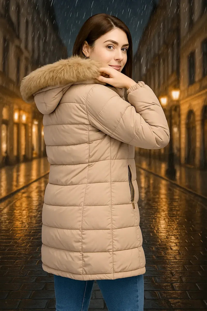 Chamarra Calvin Klein para Mujer Beige