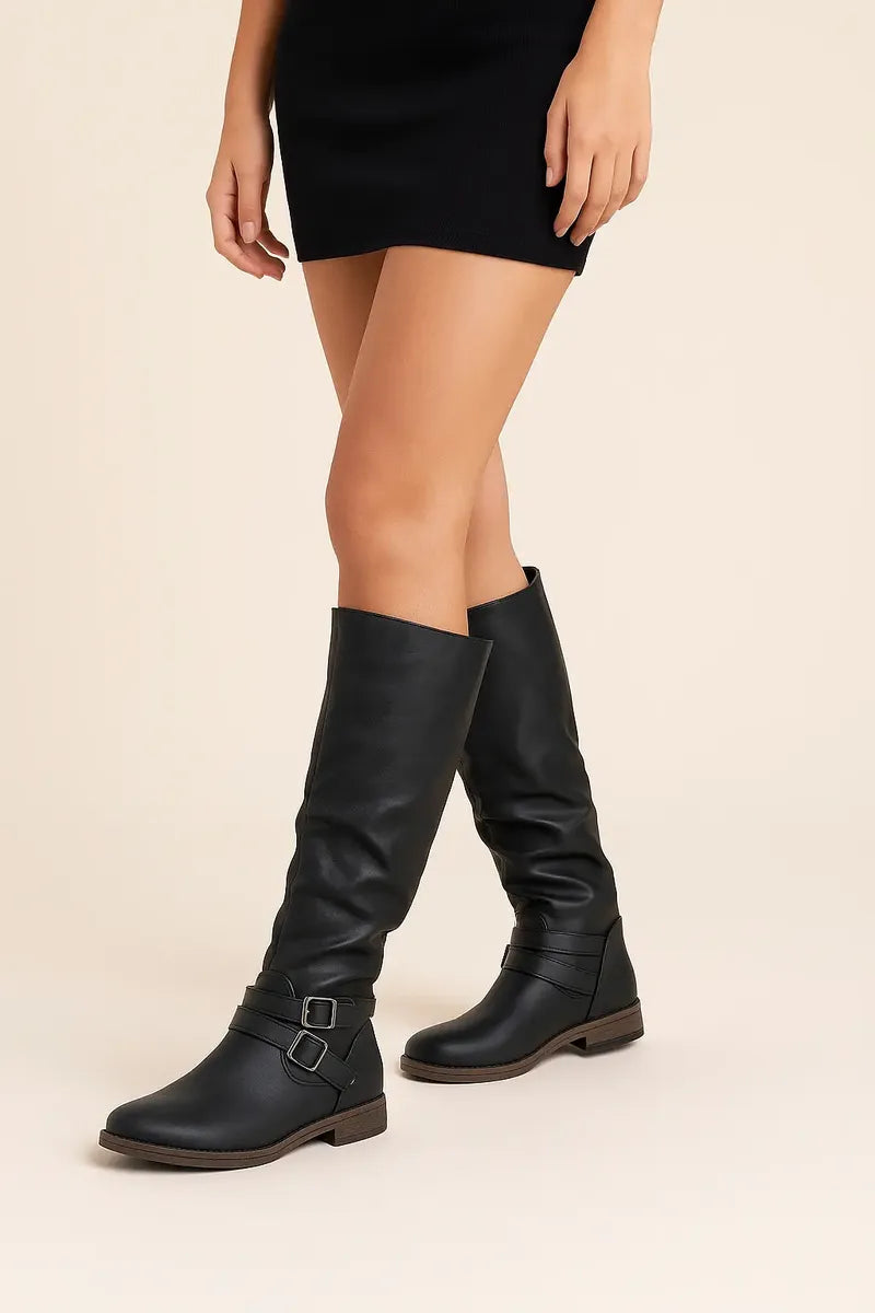Botas Largas Negras para Mujer