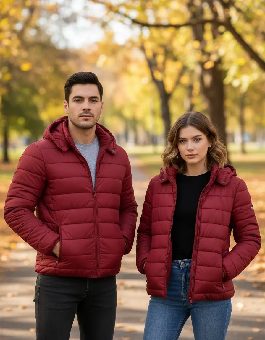 Chamarra Forever 21 Unisex Tinto