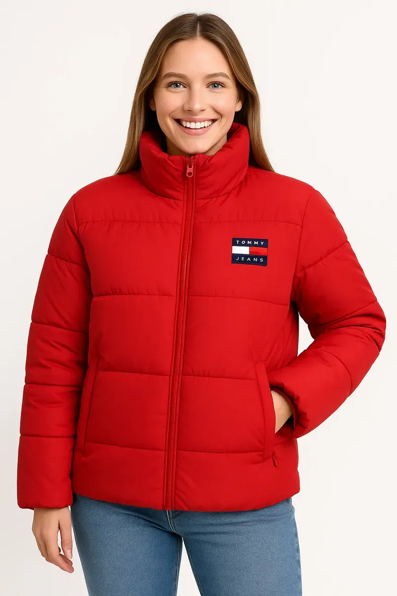 Chamarra Tommy Hilfiger para Mujer Roja