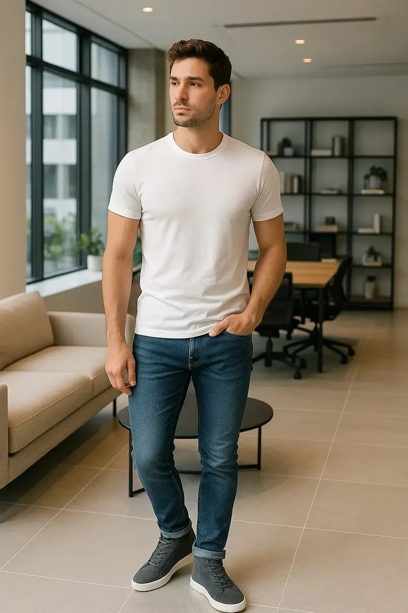 Tenis Calvin Klein para Hombre Gris de Gamuza