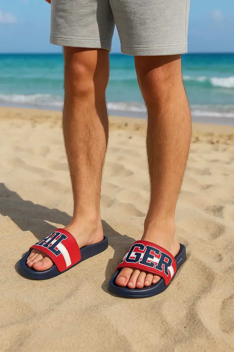 Sandalias Unisex Azul Marino Cómodas y Básicas