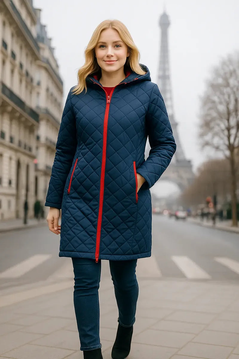Chamarra para Mujer Azul Marino