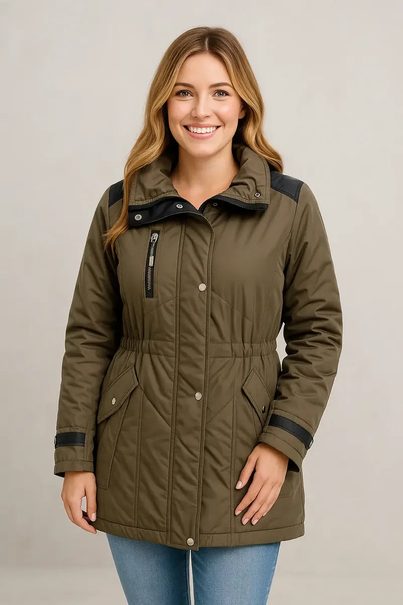 Chamarra Guess para Mujer Verde Olivo Talla XL