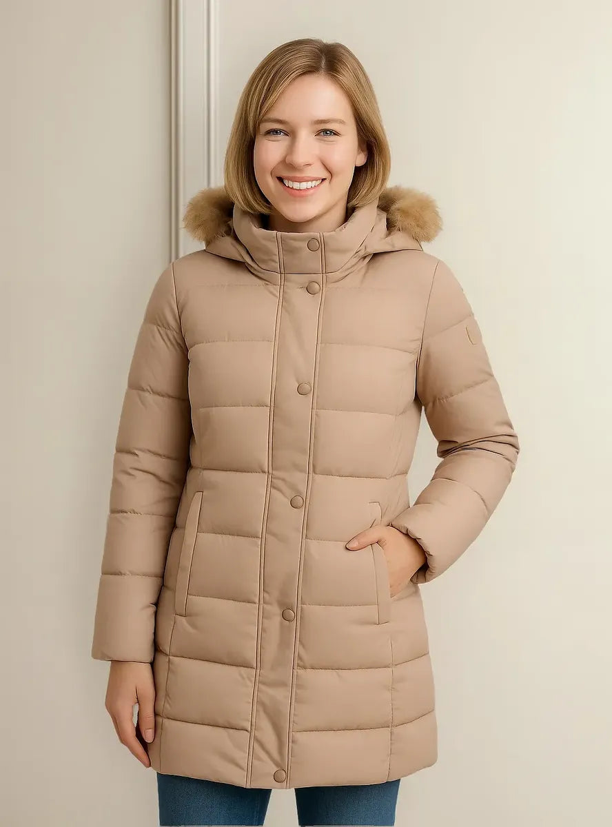 Chamarra Calvin Klein para Mujer Beige