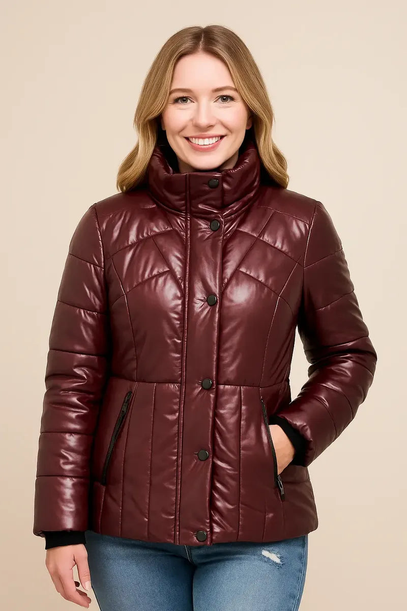 Chamarra Guess para Mujer Morada Talla XL