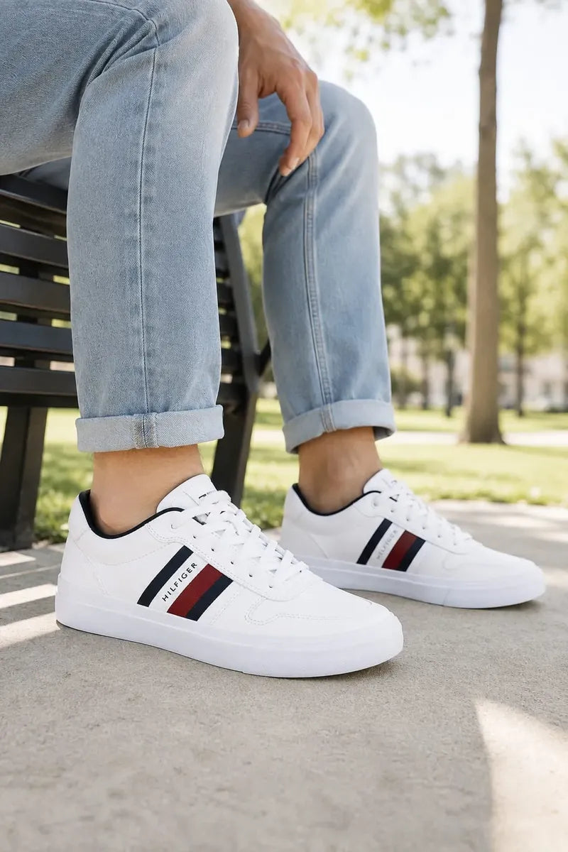 Tenis para Hombre Leon 28A Blanco de Piel