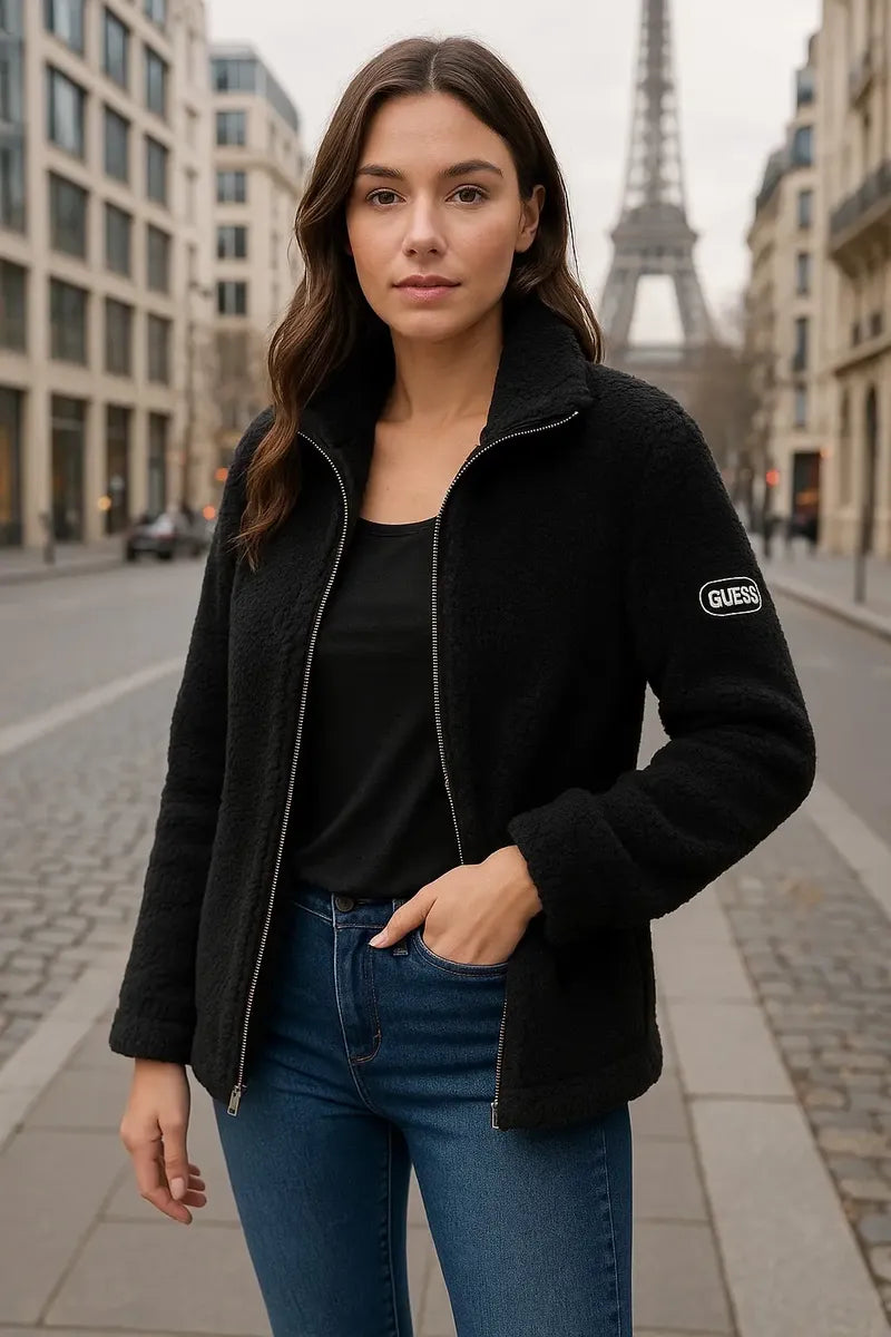Chamarra Guess para Mujer Negra