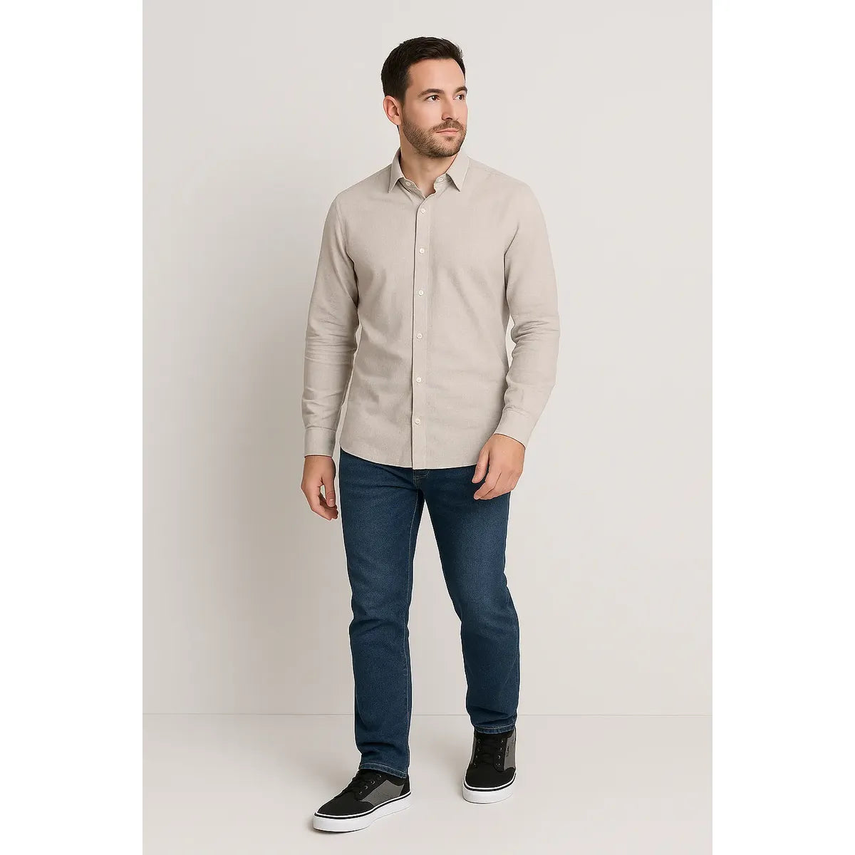 Tenis Adio Sydney para Hombre Negro con Gris