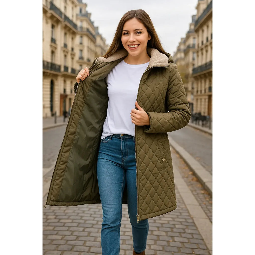 Chamarra Michael Kors para Mujer Verde Militar