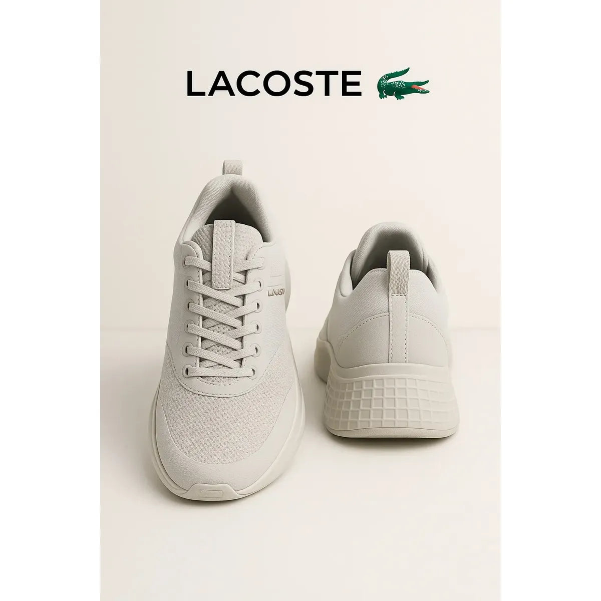 Tenis Lacoste Unisex Beige