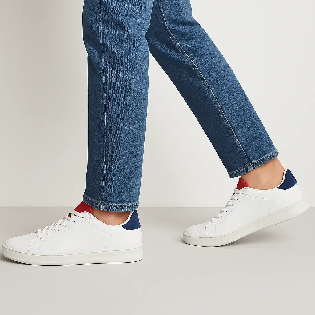Tenis para Hombre Blancos Casuales y Semi Elegantes