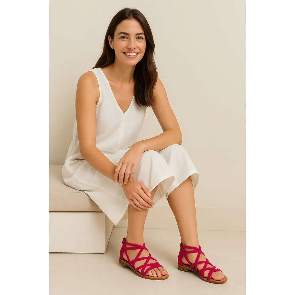 Sandalia Carlos Santana Amara 2 Azalea para Mujer Fucsia