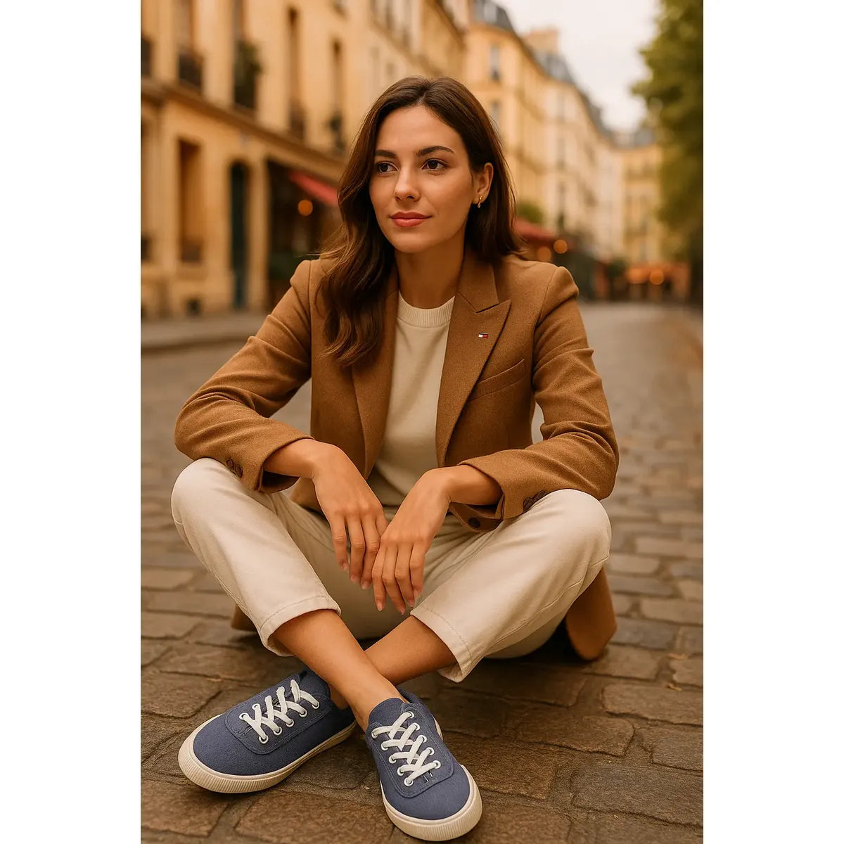 Tenis TOMS para Mujer Gris de Lona