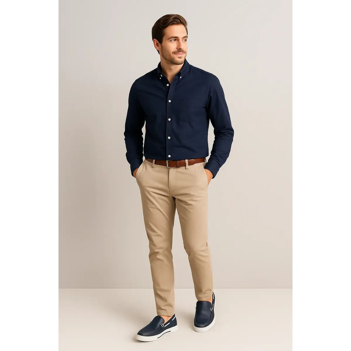 Zapato Náutico Kenneth Cole Reaction Ankir para Hombre Azul Marino