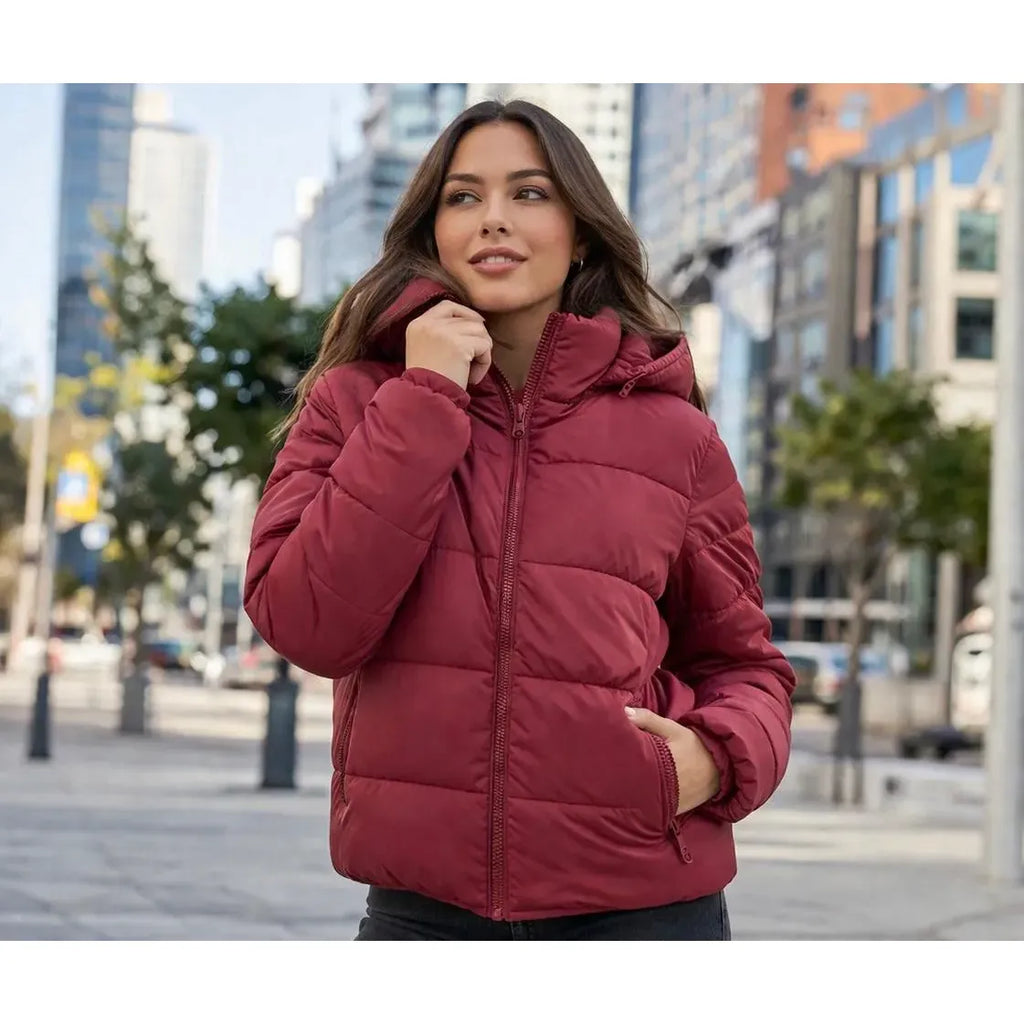 Chamarra Forever 21 Unisex Tinto