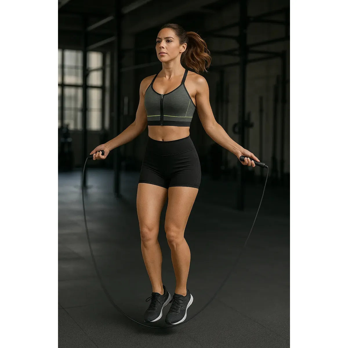 Bra Deportivo Victoria’s Secret Victoria Sport Verde Olivo con Verde Brillante y Negro