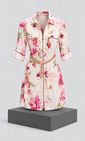 Vestido Guess para Mujer con Estampado Floral y Cierre Frontal