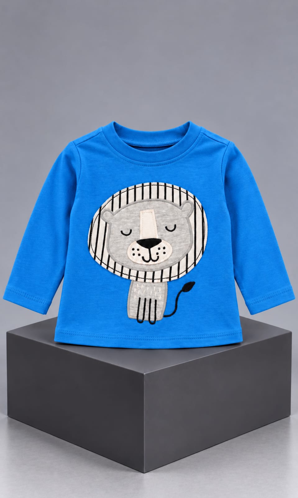 Playera de Manga Larga First Impressions para Bebé 3-6 Meses Azul