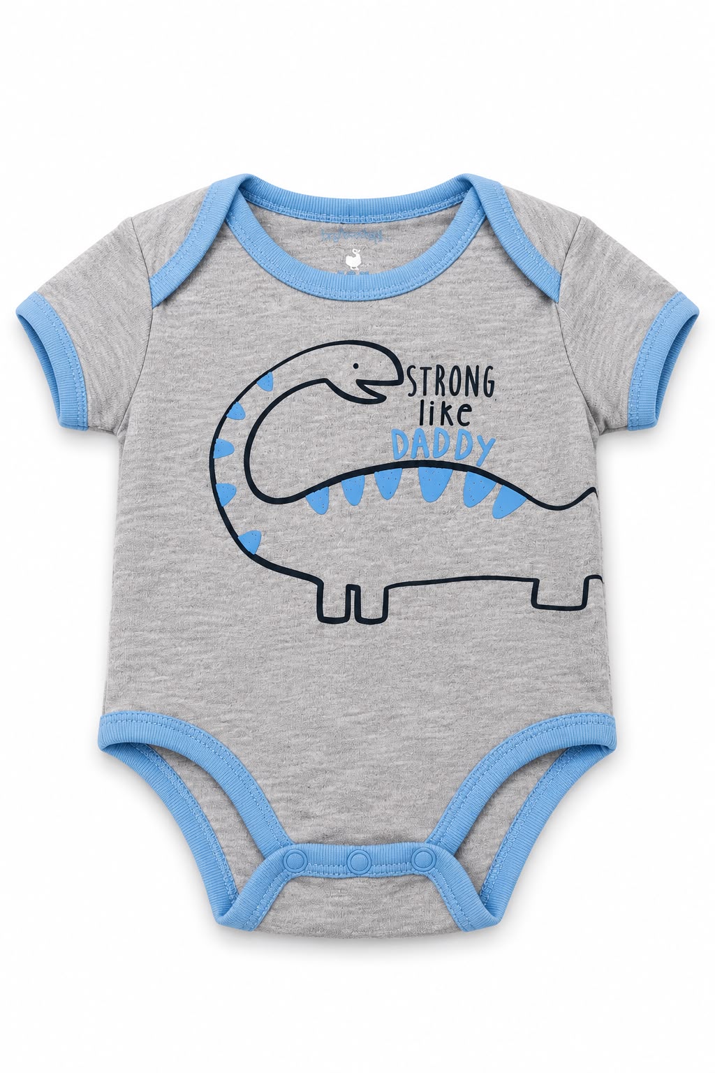 Conjunto de 7 piezas para bebé 6-9 meses azul claro, gris y blanco