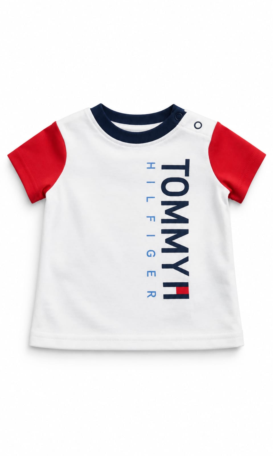 Conjunto Tommy Hilfiger de 3 piezas blanco, gris y azul marino
