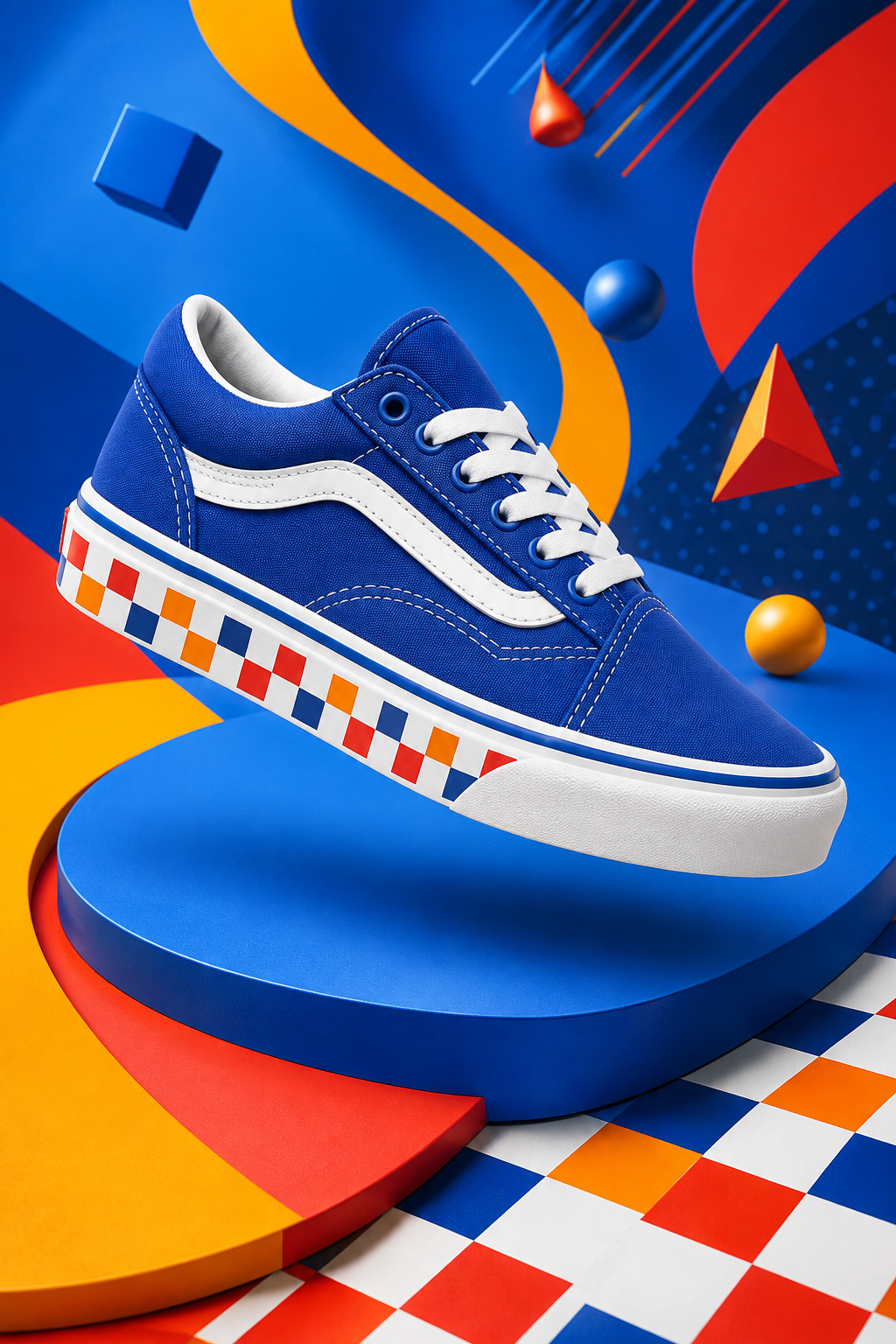 Tenis Vans Tri Checkerboard unisex