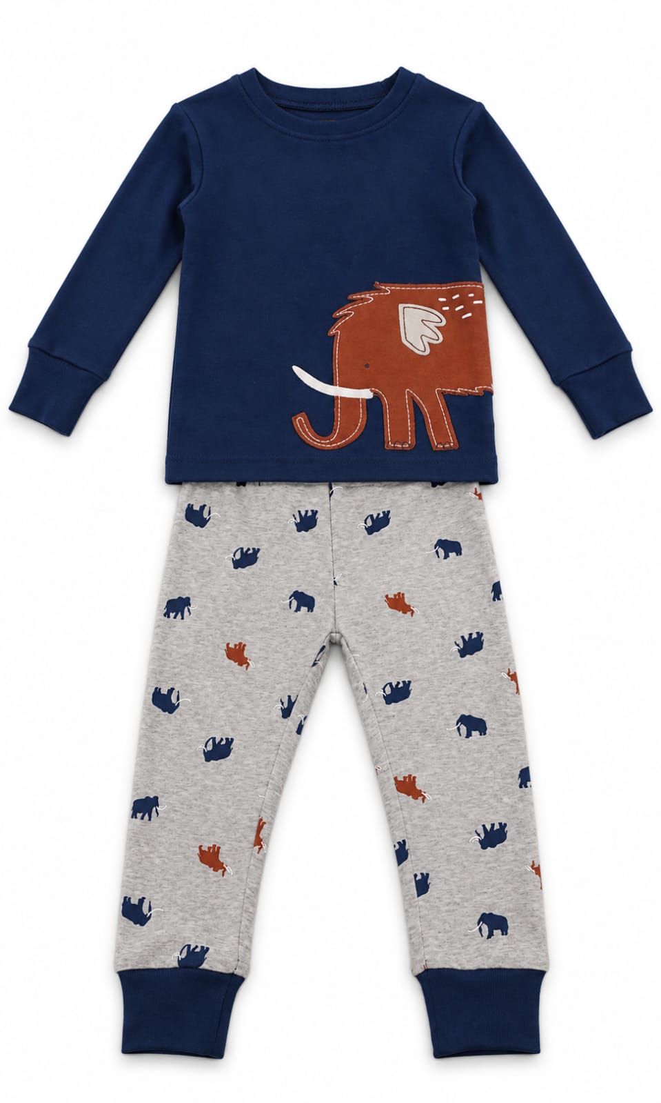 Set de 2 Pijamas Carter's para Bebé de 12 Meses en Azul, Gris y Azul Marino