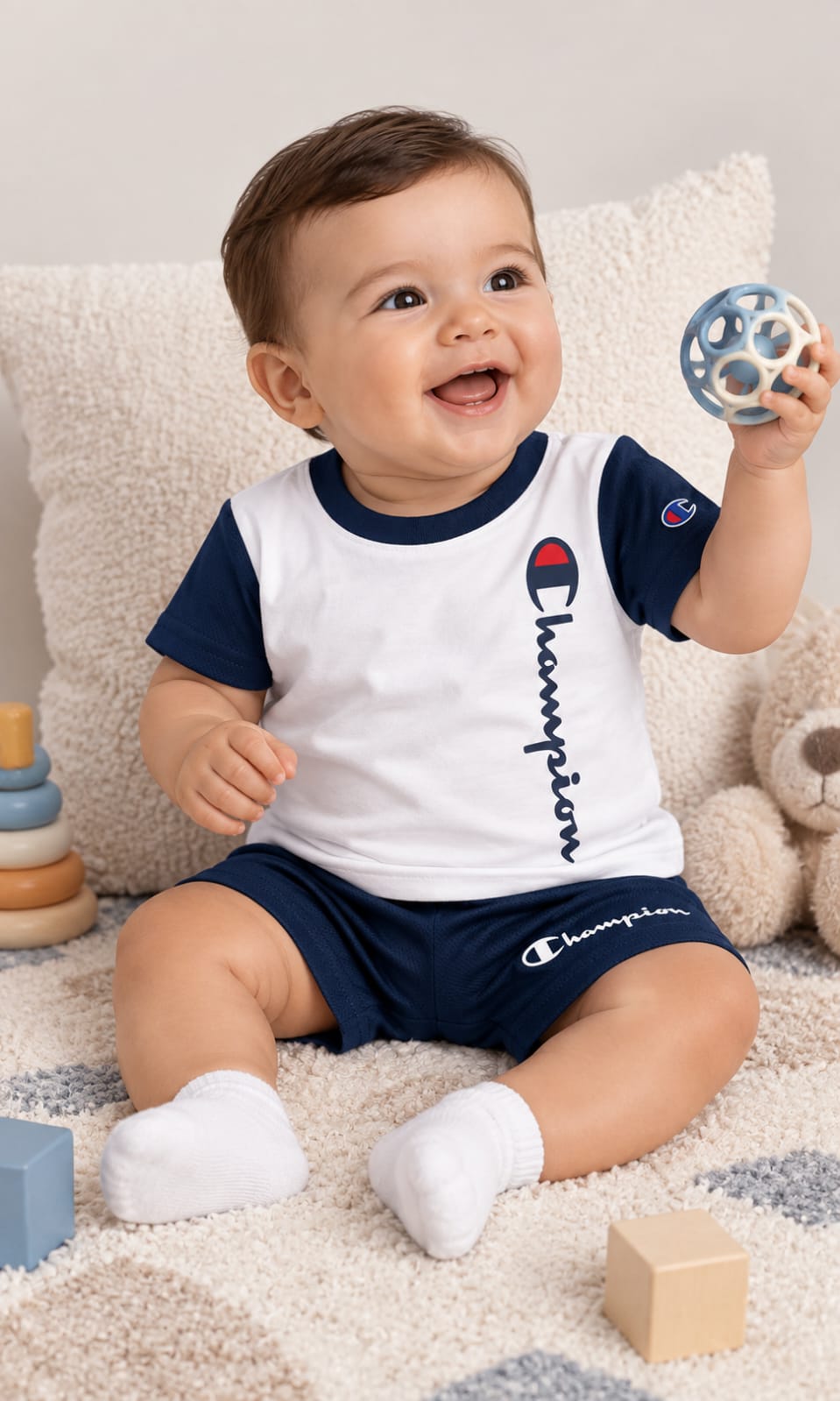 Conjunto Champion para Niño 3 a 6 Meses Playera y Short