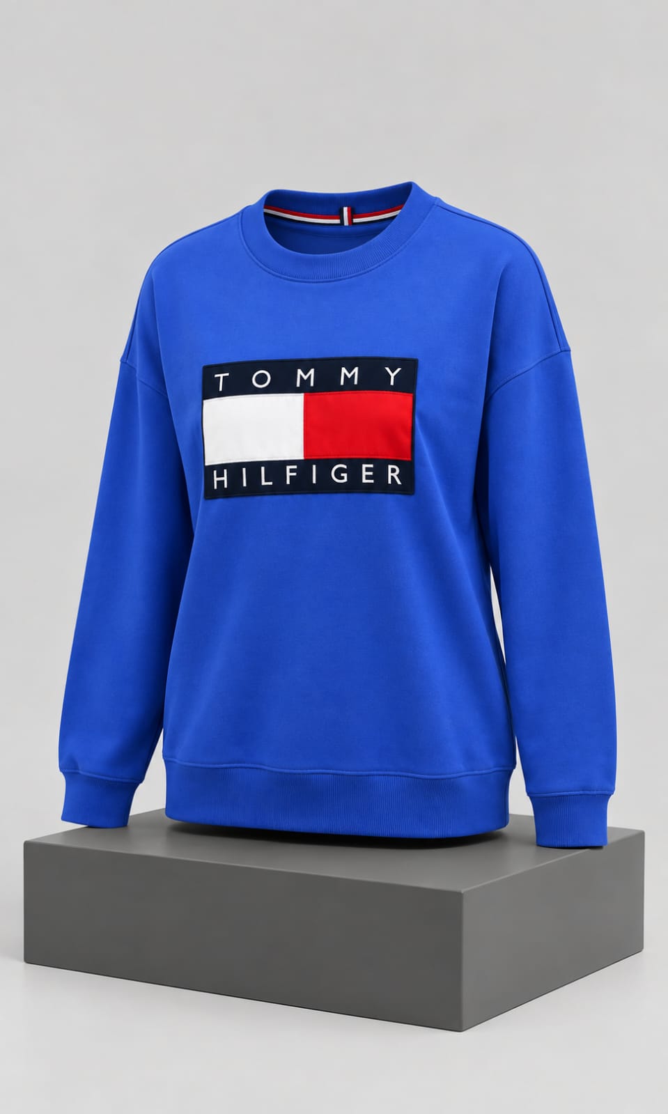 Sudadera para Mujer Azul con Diseño Frontal Tommy Hilfiger