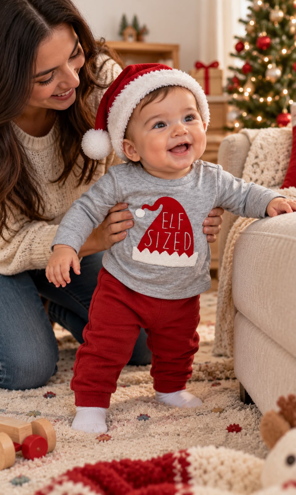 Playera de manga larga First Impressions para bebé 6-9 meses gris