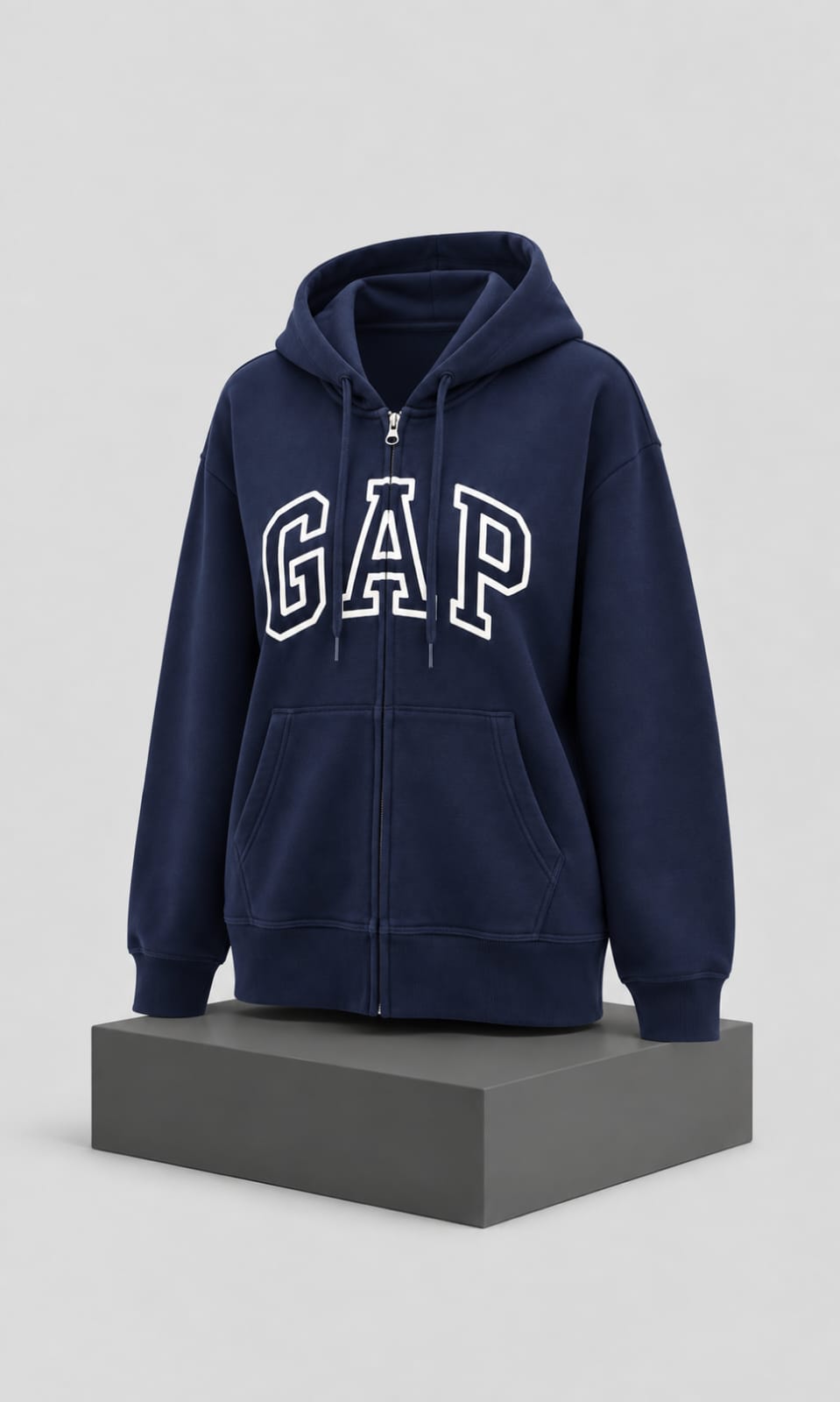 Sudadera GAP para Dama Azul Marino con Capucha y Cierre