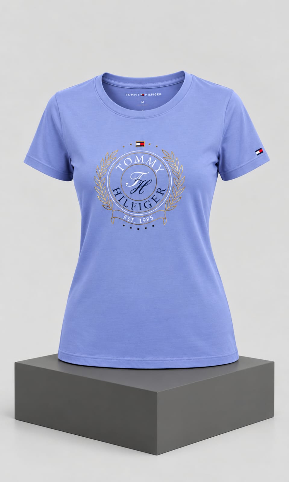 Playera para Mujer Morado Claro Manga Corta Tommy Hilfiger
