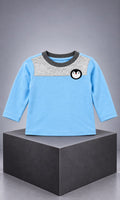 Playera First Impressions para bebé 6-9 meses color azul claro