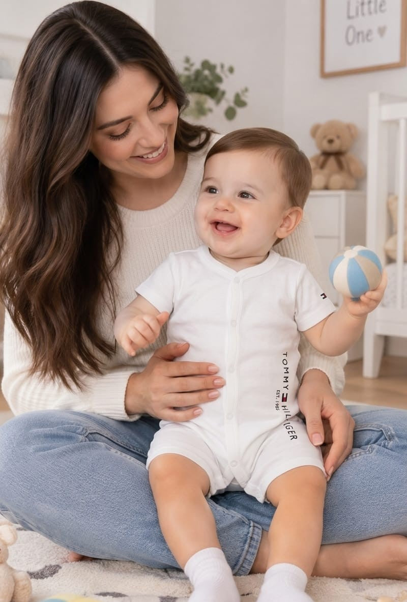 Mameluco para Bebé 3 a 6 Meses Color Blanco