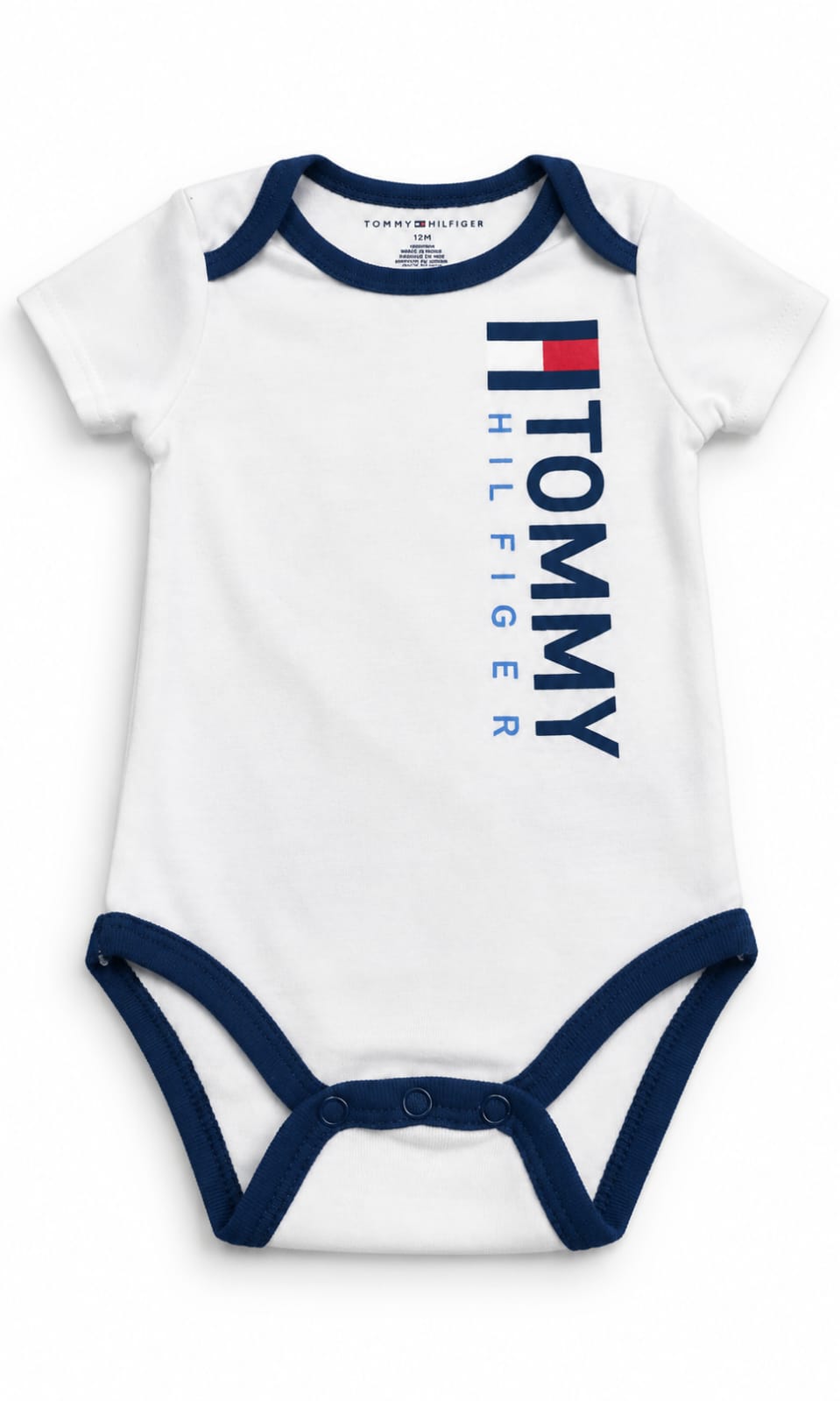 Pack de 4 Pañaleros Tommy Hilfiger para Bebé de 12 Meses en Blanco, Gris, Multicolor y Rojo