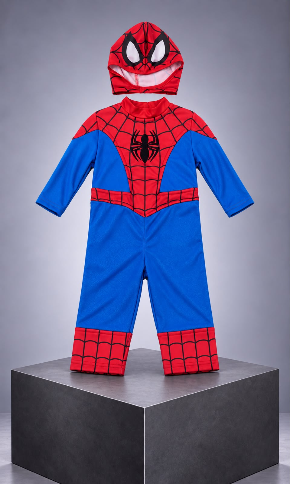 Mameluco de Spider-Man para bebé 6-12 meses rojo y azul