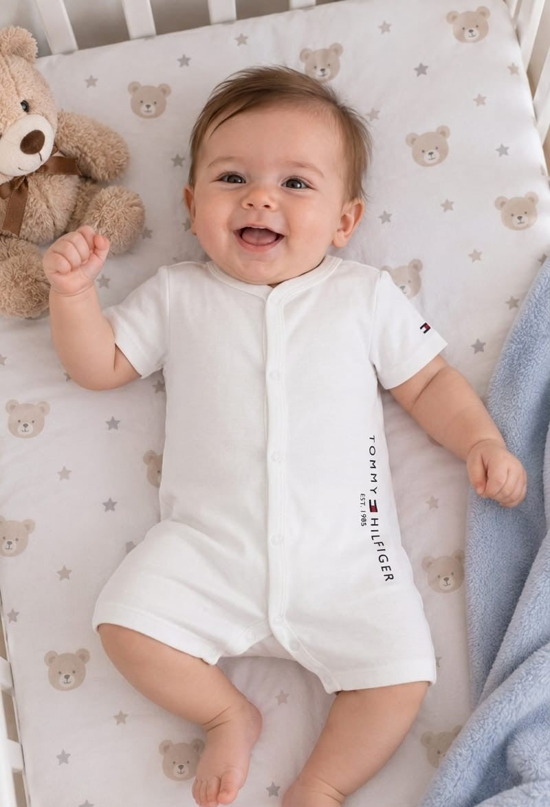 Mameluco para Bebé 3 a 6 Meses Color Blanco