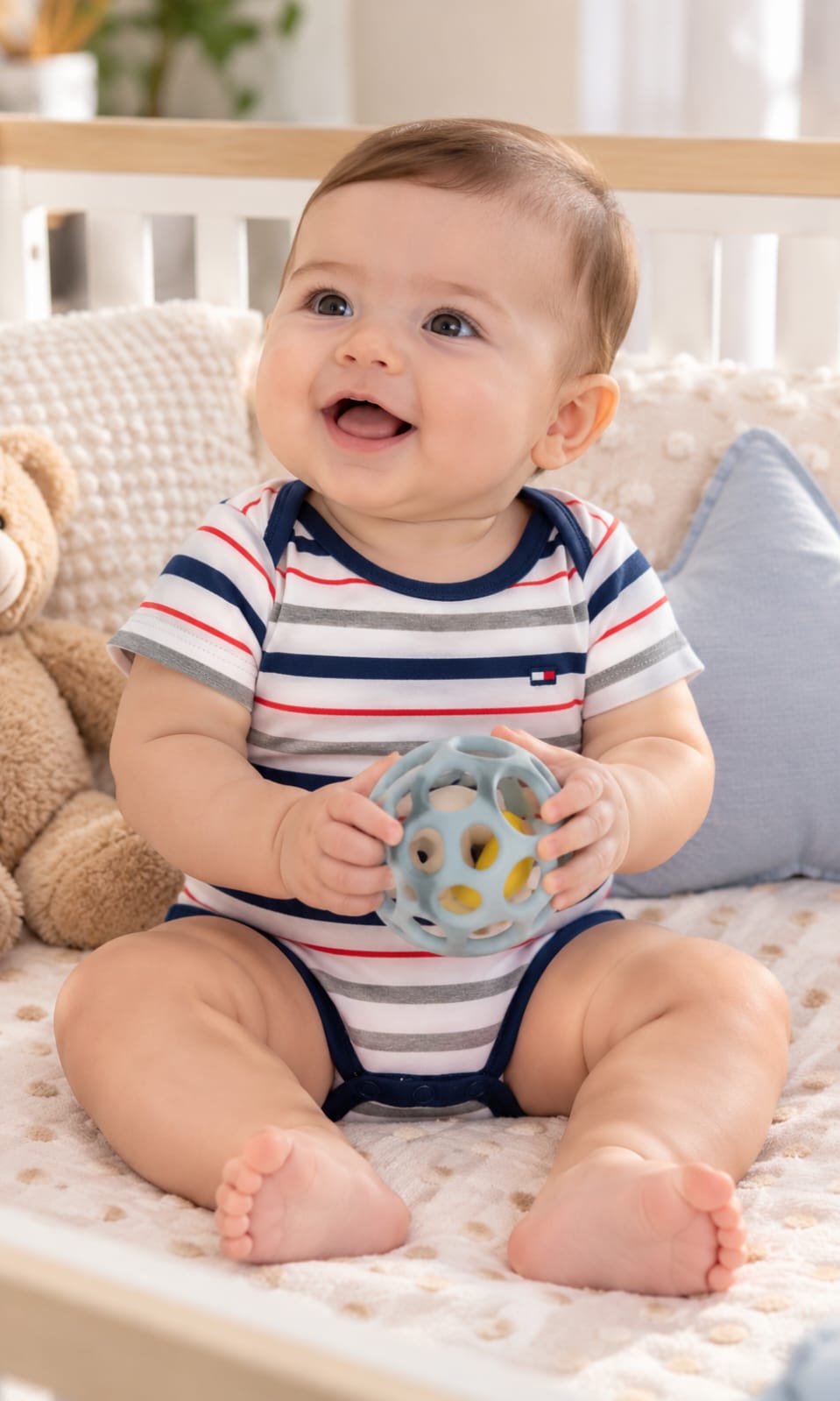 Pack de 4 pañaleros Tommy Hilfiger para bebé 6-9 meses multicolor