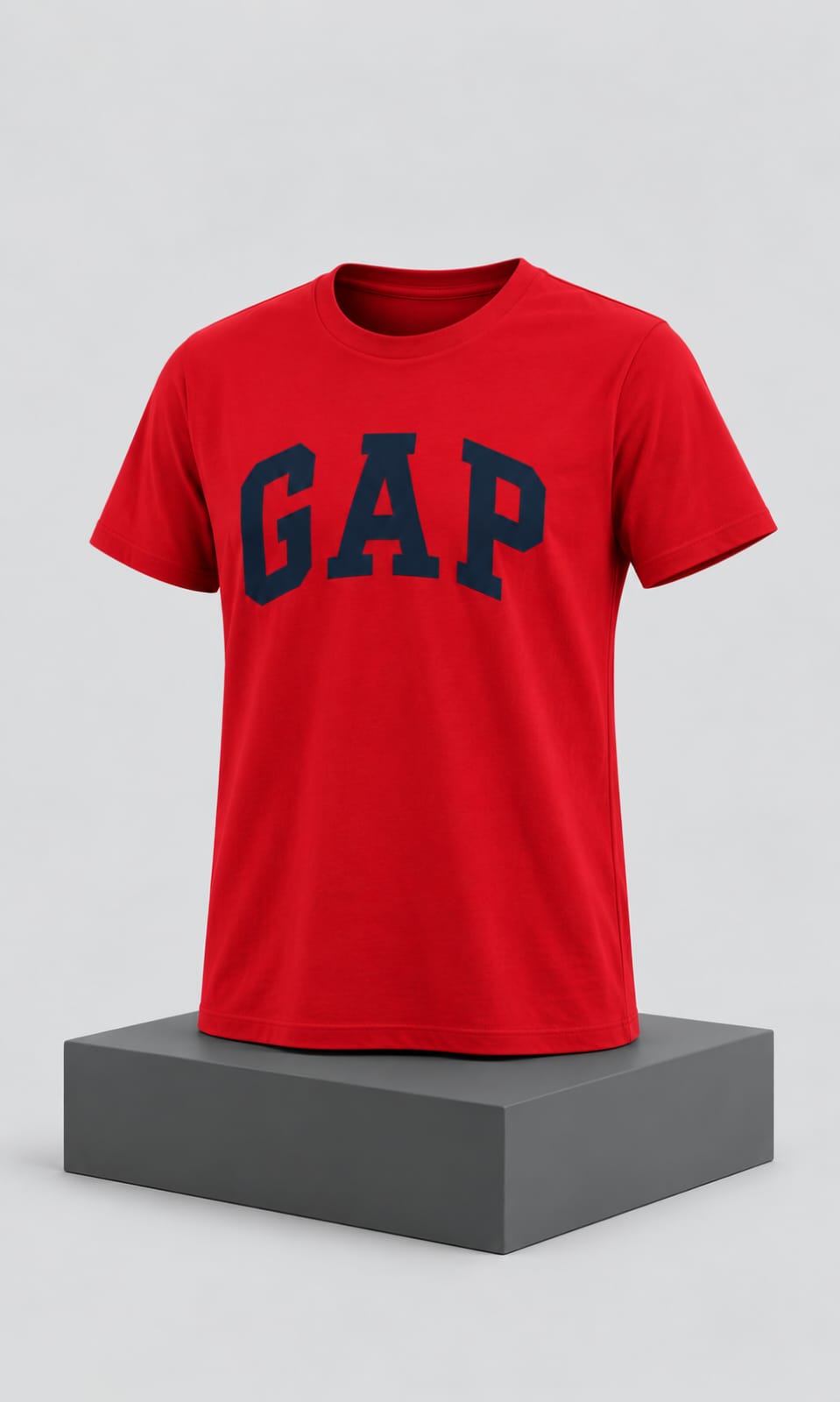 Playera GAP para Hombre Roja con Logo Cuello Redondo