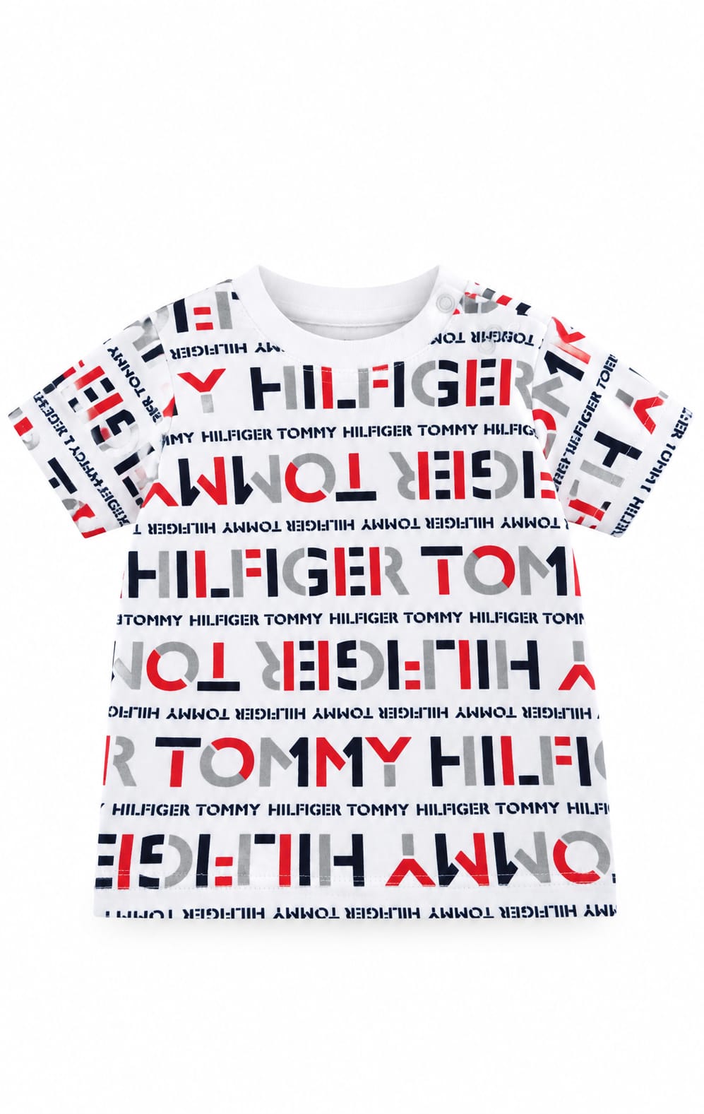Conjunto de 3 Piezas Pañalero Playera Short para Bebé Meses Tommy Hilfiger