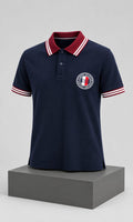 Playera para Hombre Azul Marino con Detalles en Cuello y Mangas Tommy Hilfiger